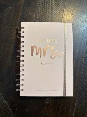 Miss To Mrs Future Mrs Rose Gold Wedding Planner Journal